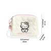 MINISO Hello Kitty Handbag Large Capacity Women's Cartoon Makeup Bag Soft Down Travel Bag For Women 5