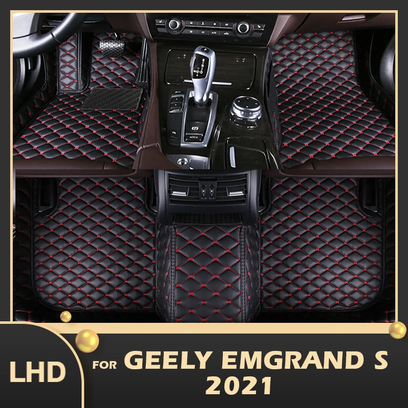 

Car Floor Mats For Geely Emgrand S 2021 ustom Auto Foot Pads Automobile Carpet Cover Interior Accessories