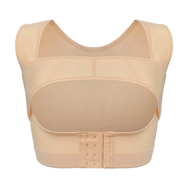 Humpback Posture Corrector High Arm Compression Bra Post Surgery Front  Closure Hooks Bralette Bras Crop Tops Brassiere Shaper - AliExpress