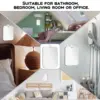 1pcs Acrylic Mirror With Wall Suction Shower Mirror For Man Shaving Women Makeup Portable Travel Bathroom Accessories 2