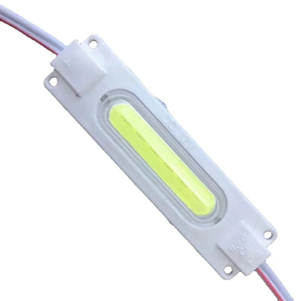 10pcs/lot injection with lens COB LED module led modules led module Waterproof LED back light backlight For sign channel letter DC12V 2W IP68
