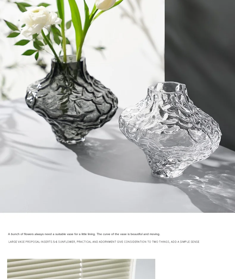 Art Irregular Glass Vase