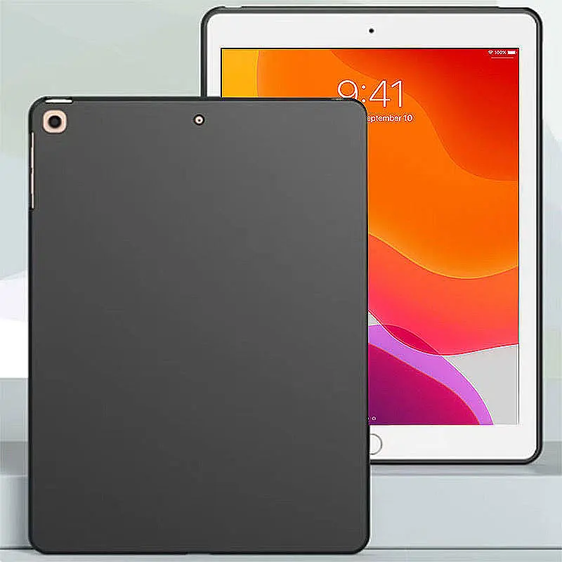 Sleek Black Shockproof Silicone Protective Tablet Case