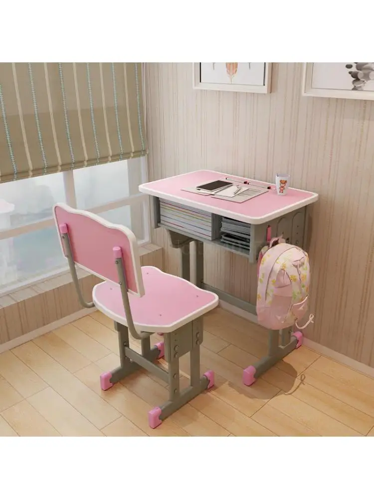 School training remedial classes primary and secondary school students lifting desks and chairs children study desk combination