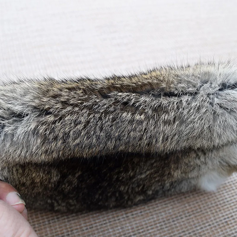 Fur Fabric Natural Soft Genuine Rabbit Pelt Real Fluffy Fur Hide Materials For Crafts Whole Piece DIY Home Decoration Clothing Accessories