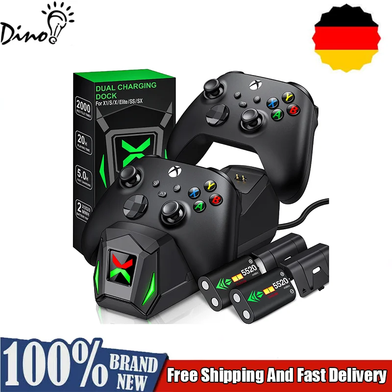 Ładowarka kontrolera do Xbox Seires X z akumulatorami z EU za $25.6 / ~95zł