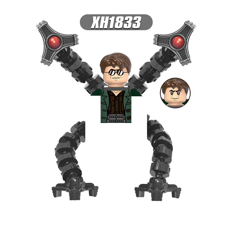 

NEW Mini Action Toys Figures Compatible Building Blocks Assembly Doctor Brick Figure Octopus Children Gifts