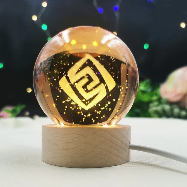 Genshin Impacto Deus Da Versão Led Bola De Cristal Cosplay Anemo Electro  Hydro Pyro Geo Cryo Dendro Presentes Adereços Estatuetas - Adereços De  Festa - AliExpress