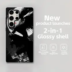 Anime Death Note Japanese Glossy Phone Case 2 - in - 1 Shell - Galaxy S23 Ultra (White10)