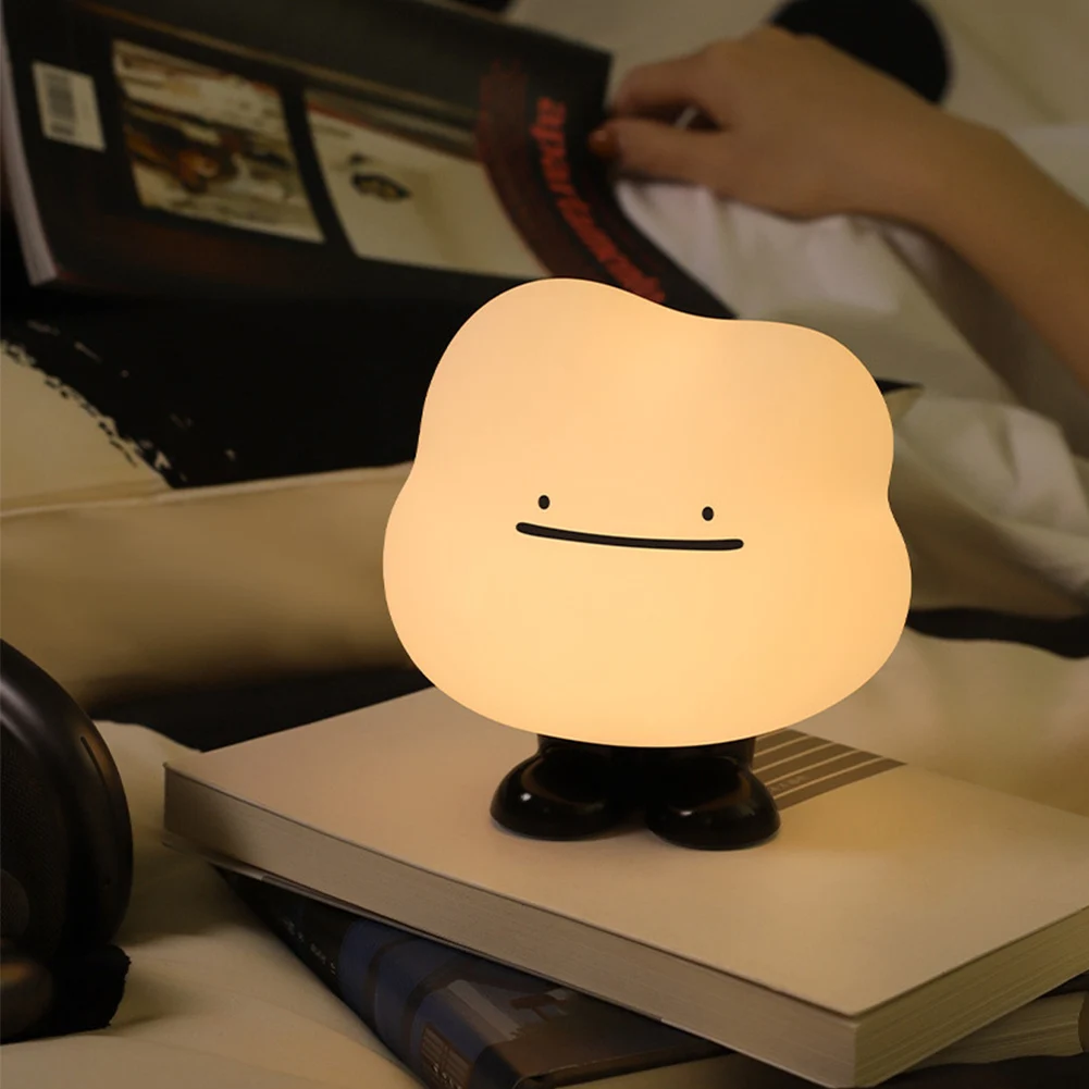 

LED Night Light Cartoon Cloud Table Lamp USB Rechargeable Built-in Battery Bedroom Decor Atmosphere Lamp Soft Lighting