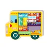 Wooden Animal Jigsaw Dinosaur Puzzle Kids Education Toys Colorful Fruit Transportation Puzzles DIY Fish Jigsaw Board Games 3