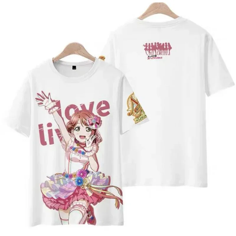 Animate live love! Nijigasaki High School Idol Club 3d Men's Shirt T-Shirts T-Shirts T-Shirts T-Shirts