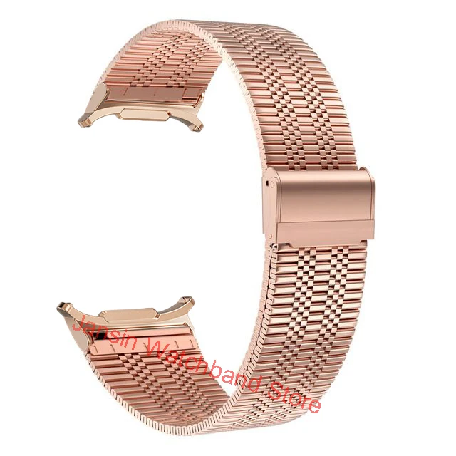 Luxury Stainless Steel Watch Strap - No Gap Metal Band Bracelet