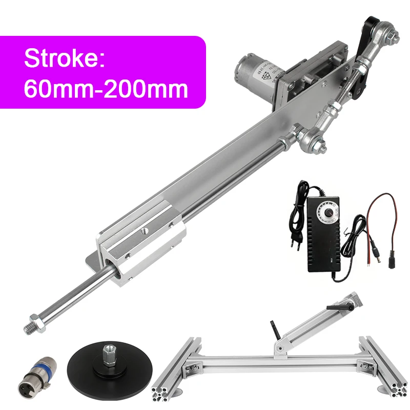 60mm-200mm Stroke Automatic Telescopic Sex Machine with Power Controller 100-240V Optional 3XLR Connector/Suction Cup/Bracket