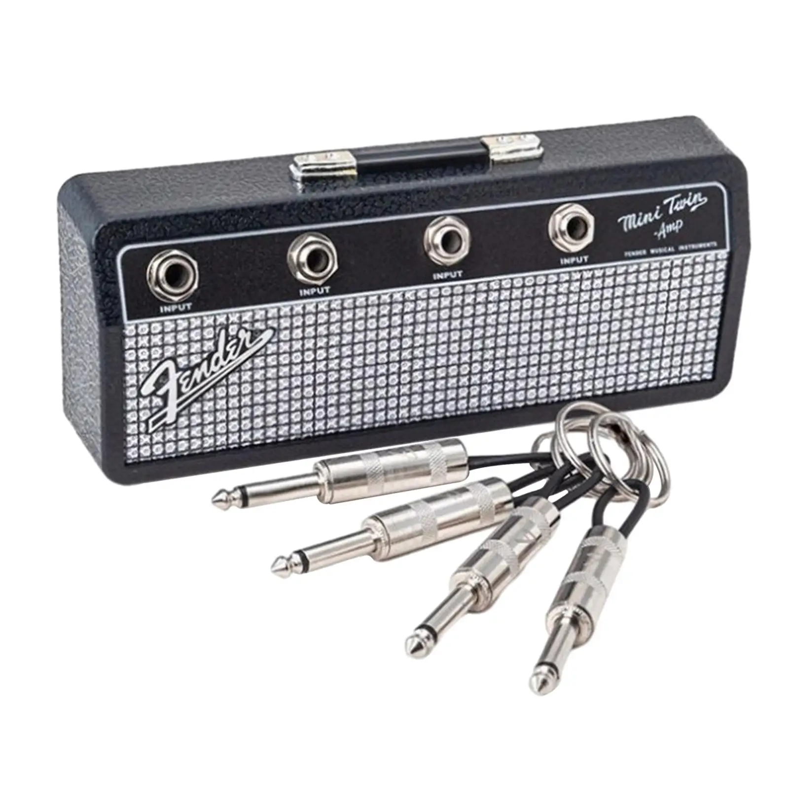 

Guitar Plug Storage Box Guitar Keychain Hook for Music Room Studio Recording