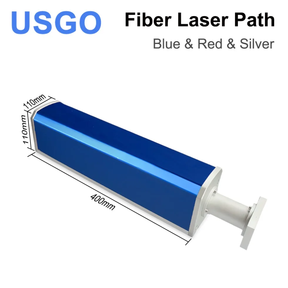 

USGO Fiber Marking Laser Path Bule Path Housing Red Color Mark Optical System Part for DIY Fiber Laser Marking Beam Lens Instal