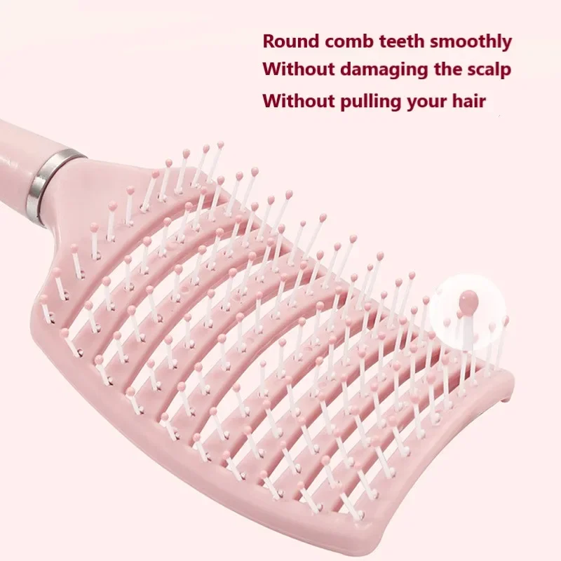 Hair Styling Comb Hair Styling Brush Curling Comb Hair Comb Curly Hair Comb Anti-static Heat Curved Vent Comb 1 Pcs