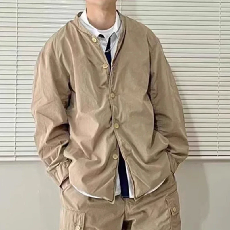 24SS NANAMICA Japanese City Boy Coats Casual Loose Outdoor Functional Standing Collar Jacket for Men