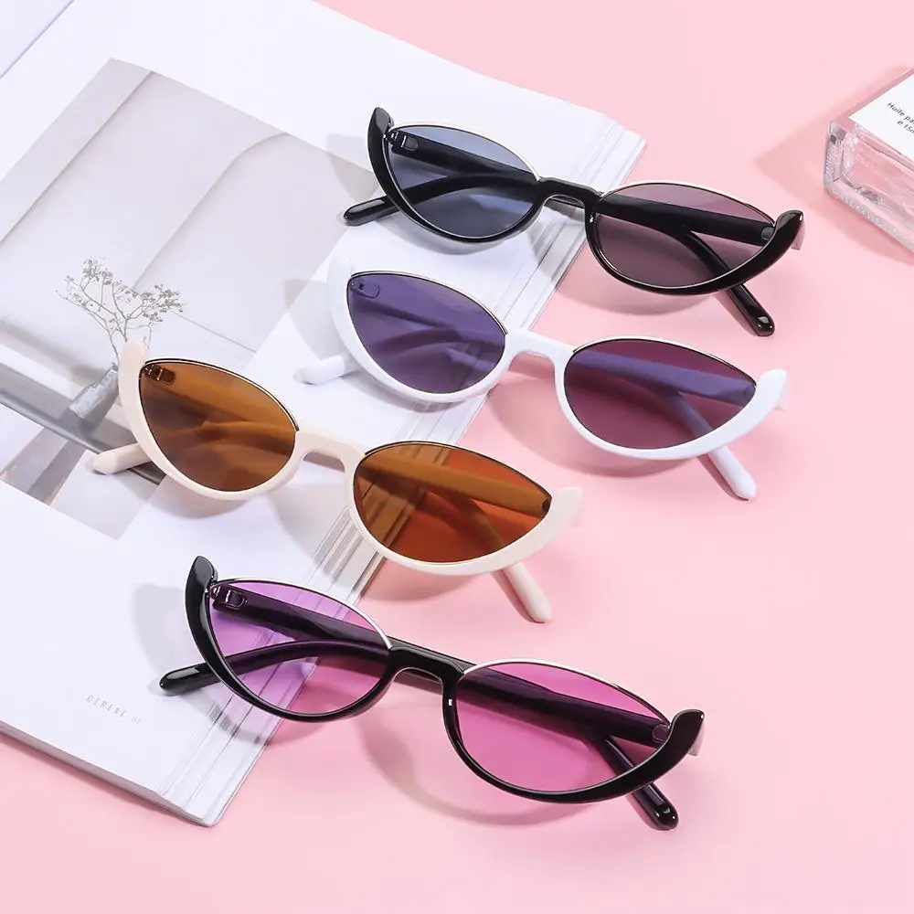 Trendy Eyewear Small Cat Eye Sunglasses Half-frame Sun Glasses Shades