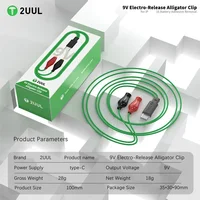 كابل ومشبك 2UUL PW03 لفك بطارية iPhone 16 (Electro Release 9V) 5