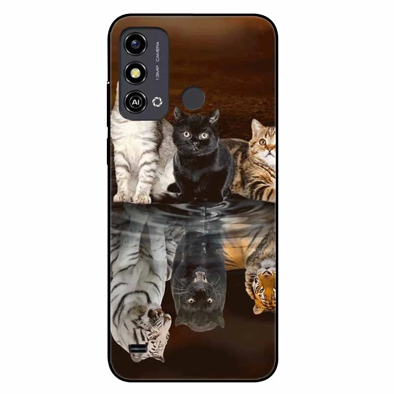 Fashion Silicone Back Cover - TPU Soft Protective Case with Animal Design