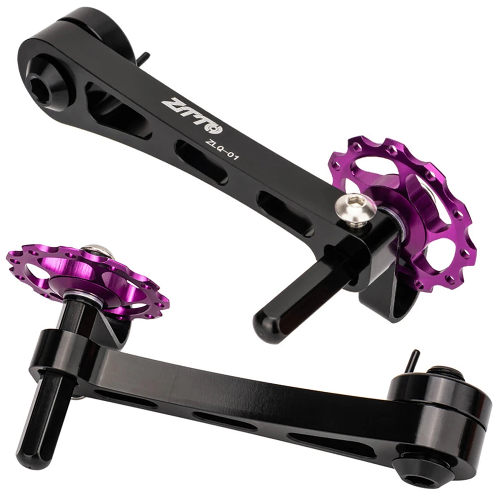 Aluminum Alloy MTB Single Speed Derailleur Chain Tensioner Mountain Road Bike Chain Stabilizer for MTB Road Racing Bike