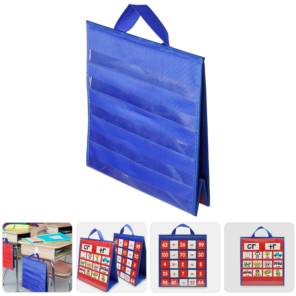 

Карманный обучающий органайзер для карт, обучающий инструмент для карт, компактное хранилище для стола, классная комната, должен быть из ПВХ, образовательные инструменты