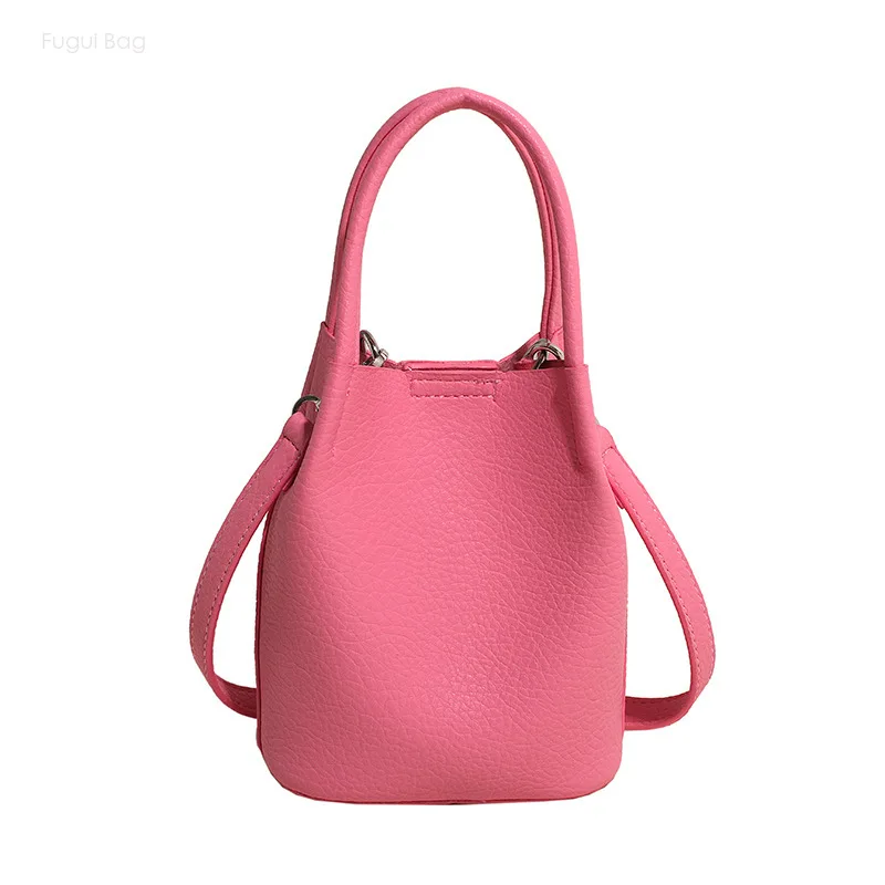 Women's Handbag Crossbody Bag Bucket Solid Color High-end Minimalist Exquisite Casual Fashionable Versatile Daily Solid Color