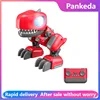 DIY Dinosaur toy Music dance drift Science and educational toys for children LED lighting dinosaur simulates sound Boy gift 1