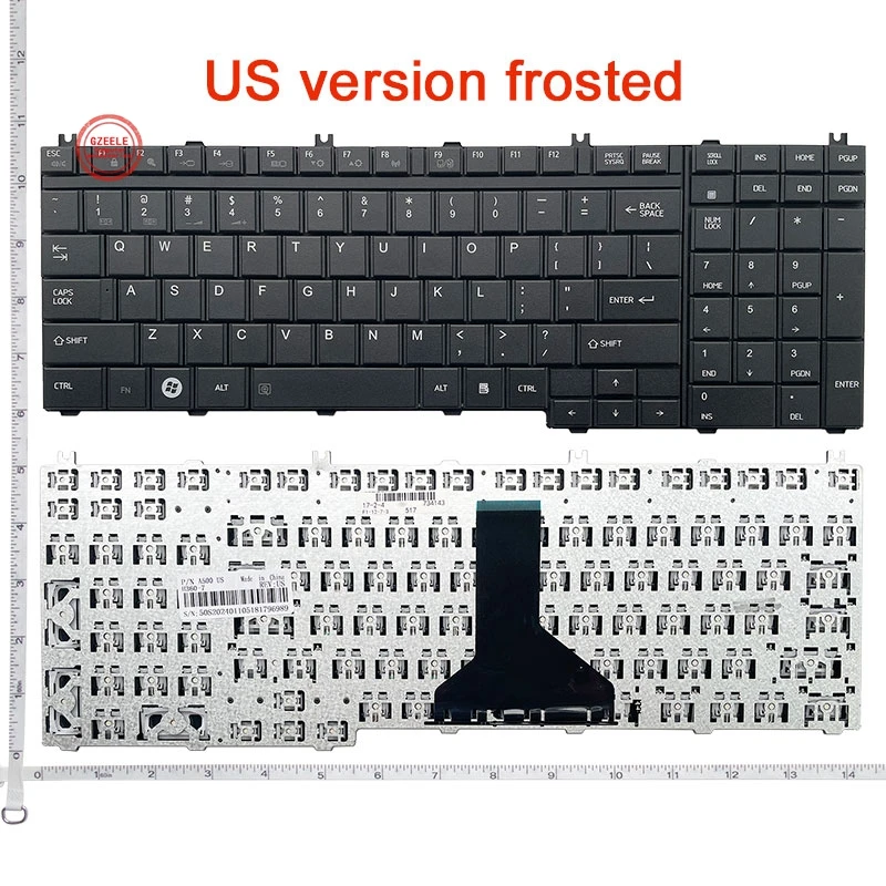Clavier AZERTY Espagnol Pour Toshiba Satellite A500 / A505 / L500 – Occasion – Noir