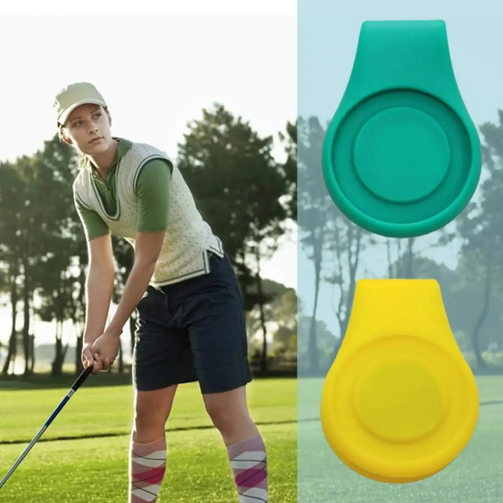 Golf Hat Clip Flavorless Magnetic Silicone Magnet Golf Ball Marker for Position Calibrating Ball Marker Hat Clip Accessories 2