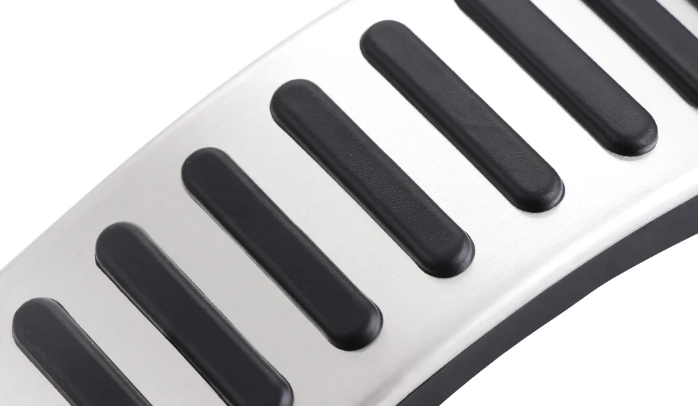 Stainless Car pedal Cover For Volkswagen VW Ibiza 6K 6L 6J Skoda Fabia Polo 9N 6R Bora Golf MK4 IV Clutch Gas Brake pedals Pads car accessories car pedals pedal cover stainless steel pedal cover