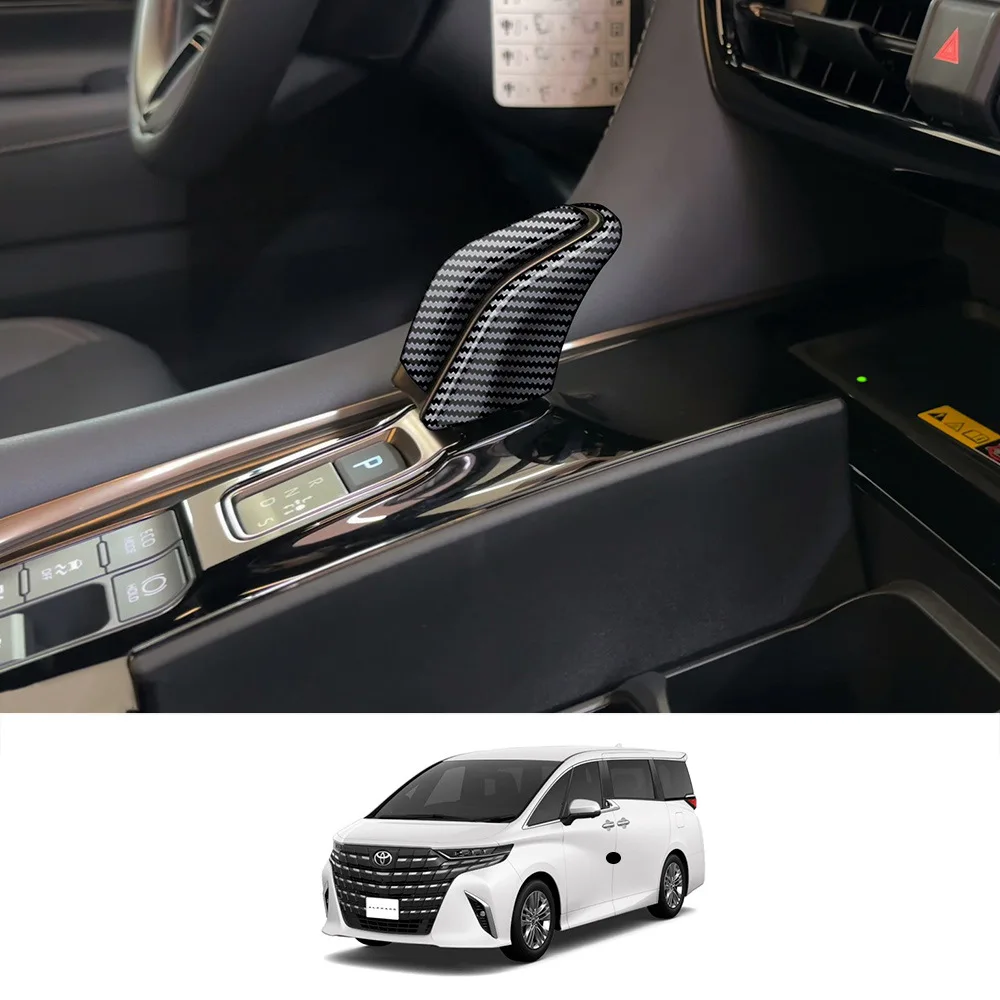 

LHD RHD для Toyota Alphard Vellfire 40 серии 2023 2024 ABS черная фотография крышка головки отделка стикер аксессуары