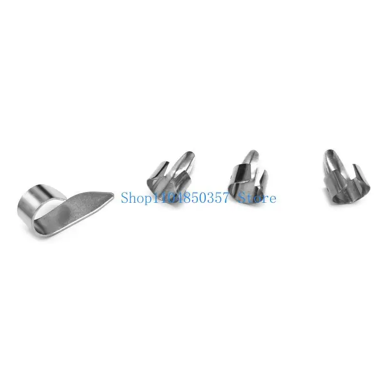 652F 4Pcs 메탈 픽업 밴조 우쿨렐레 기타 초보자 연주 액세서리를 위한 오픈 디자인