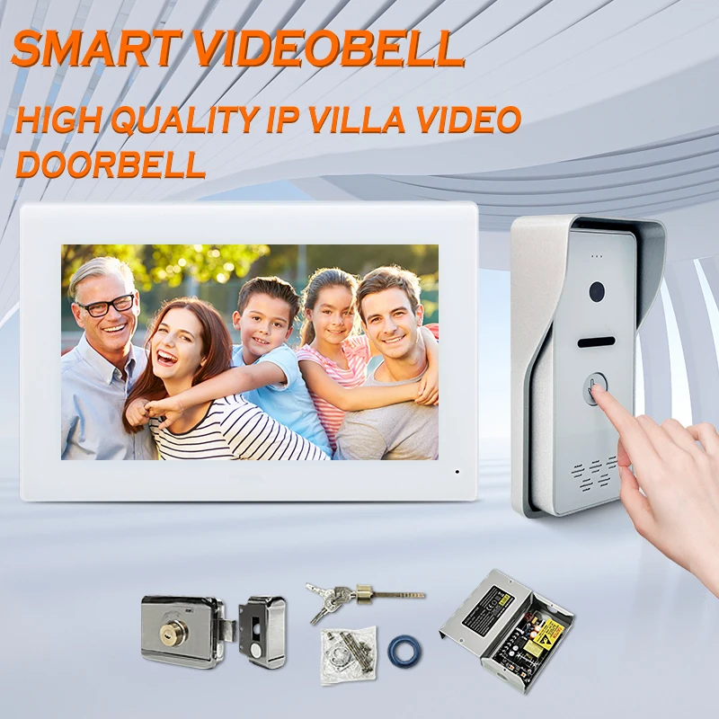 

HD andriod monitor doorbell intercom with screen for schools wifi based home security system door entry intercom best camera