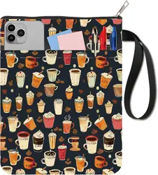 Washable Fabric Book Protector with Zipper and Extra Sleeve (AECH03 - 19746)
