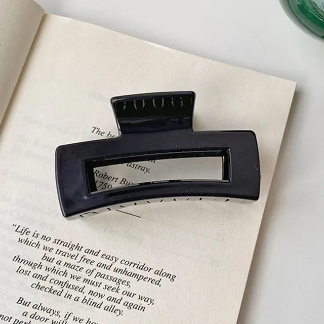 Hot Sale Solid Color Claw Clip Large Barrette Crab Hair Claws Bath Clip Ponytail Clip For Women Girls Hair Accessories Gifts 0018-A1-8cm