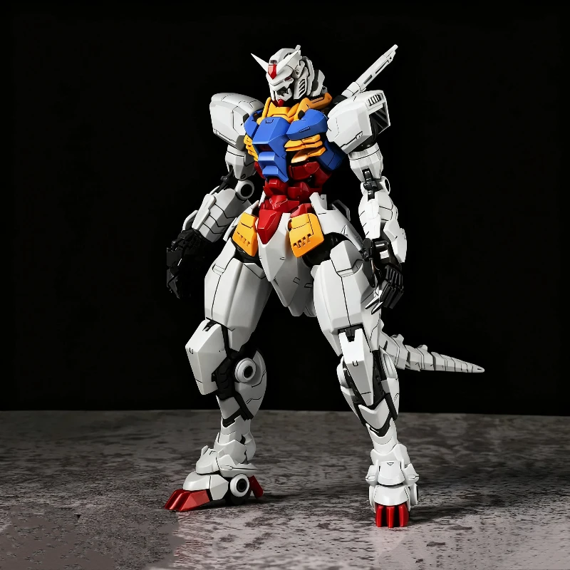 Black Trojan 1/100 Steelorse Dual Antenna Style Mecha Assembly Kit Action Figure Desktop Ornament Trendy Toy Posable Collectible