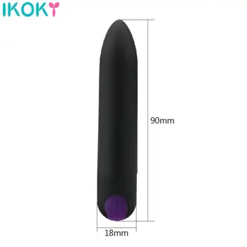 IKOKY Vaginal Massager 10 Frequency Strong Vibration Clitoris Stimulator Dildo Bullet Vibrators Sex Toys For Women USB Charge 2