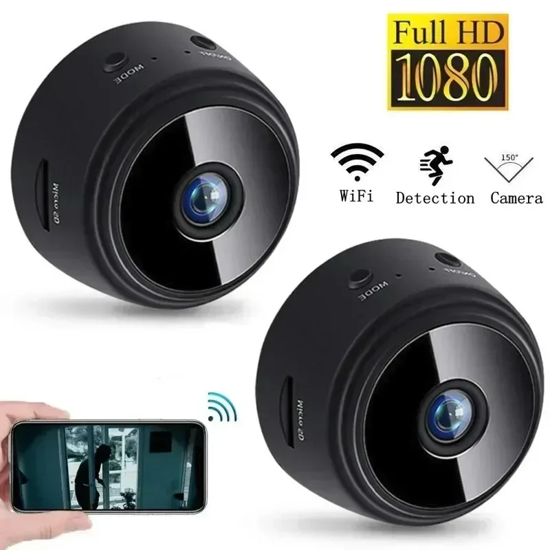 

Mini A9 Cameras WiFi Wireless 1080p Vehicle Camera Voice Recorder Home Camcorder Security Surveillance Electronics