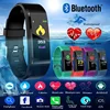 Smart Watch 115Plus Bracelet Heart Rate Blood Pressure Band Fitness Tracker Smartwatch Bluetooth Wristband for Fitbits 1