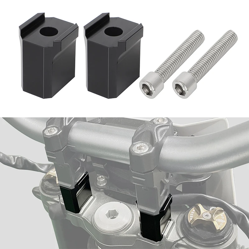 1 Set Bar Riser 20/30mm manubrio Riser accessori moto 6061 materiale in alluminio per SurRon Sur Ron Ultra Bee 2023