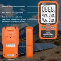 ZIBOO FT-2000W testeur de panneaux solaires compteur MPPT tension de Circuit ouvert et courant de court-circuit, avec rétro-éclairage et maintien des données, FT-1000W. 5
