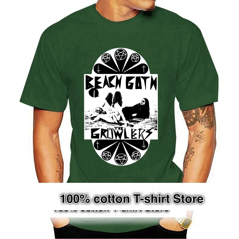 THEGROWLERSBeachGothRockBandMenBlackTShirt.jpg