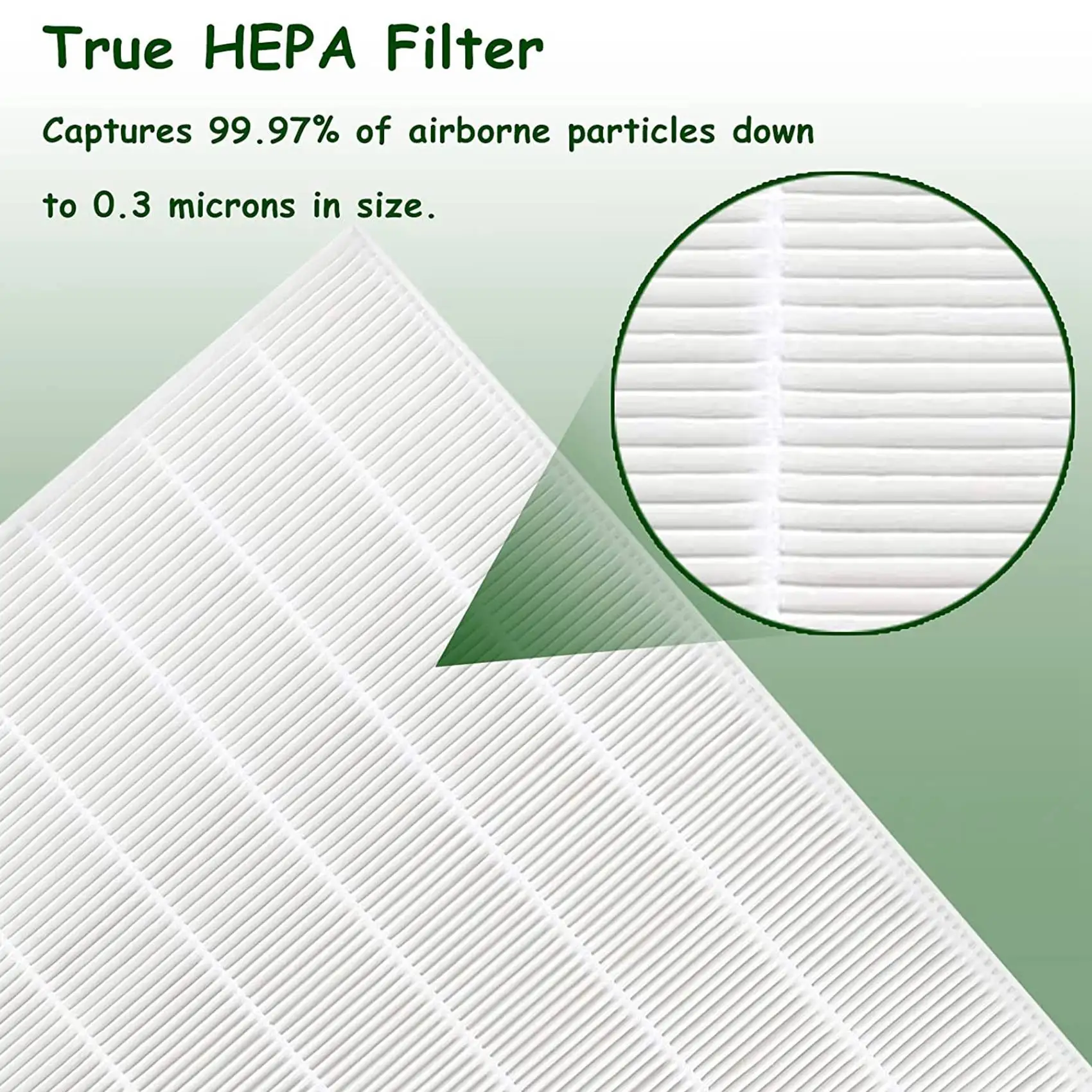 HEPA Replacement Filter S for C545 Air Purifier, Replaces S Filter 1712-0096-00, HEPA Filtrer Only