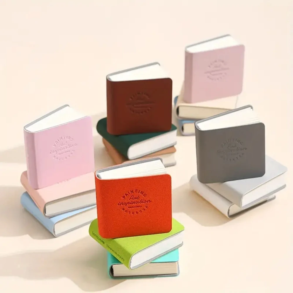 Livre de dessin de poche 50x50mm, 3 pièces, papier épais, couleur d'eau, Mini carnet de croquis, 200g, 48 feuilles, marqueur, peinture, papier, fournitures d'art