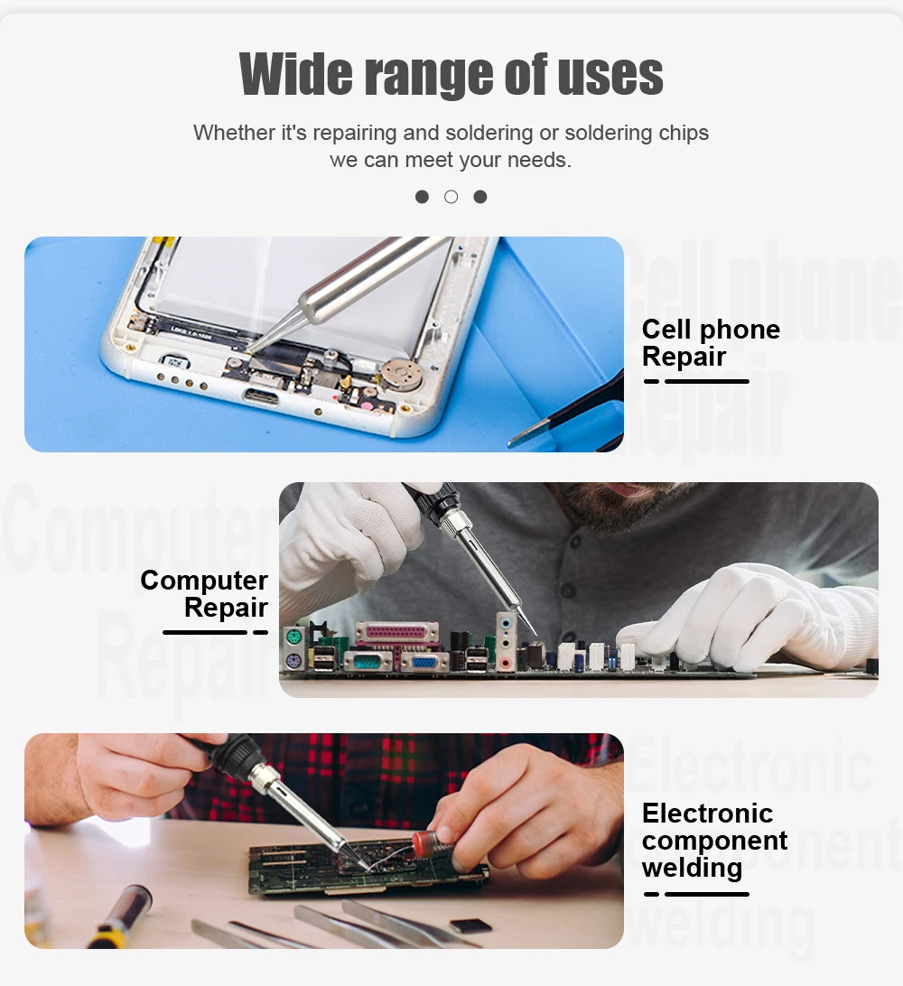 Soldering Station 60W Adjustable Temperature Anti-static 110V 220V Welding Stati
