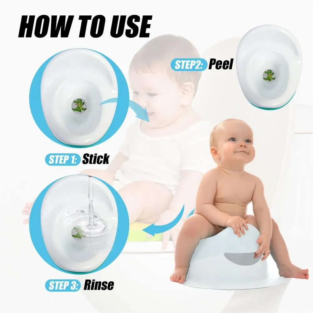 Great Easy to Use Safe Eco-friendly Cartoon Baby Potty Auxiliary Reward Sticker Potty Training Sticker Build Self-esteem