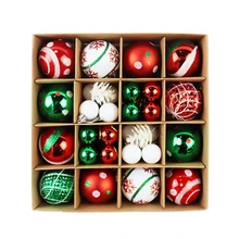  42pcs Christmas Tree Balls 6cm Big Christmas Ball Multicolor Ball Decorations Christmas Tree Ornaments Set for Home Party Decor 