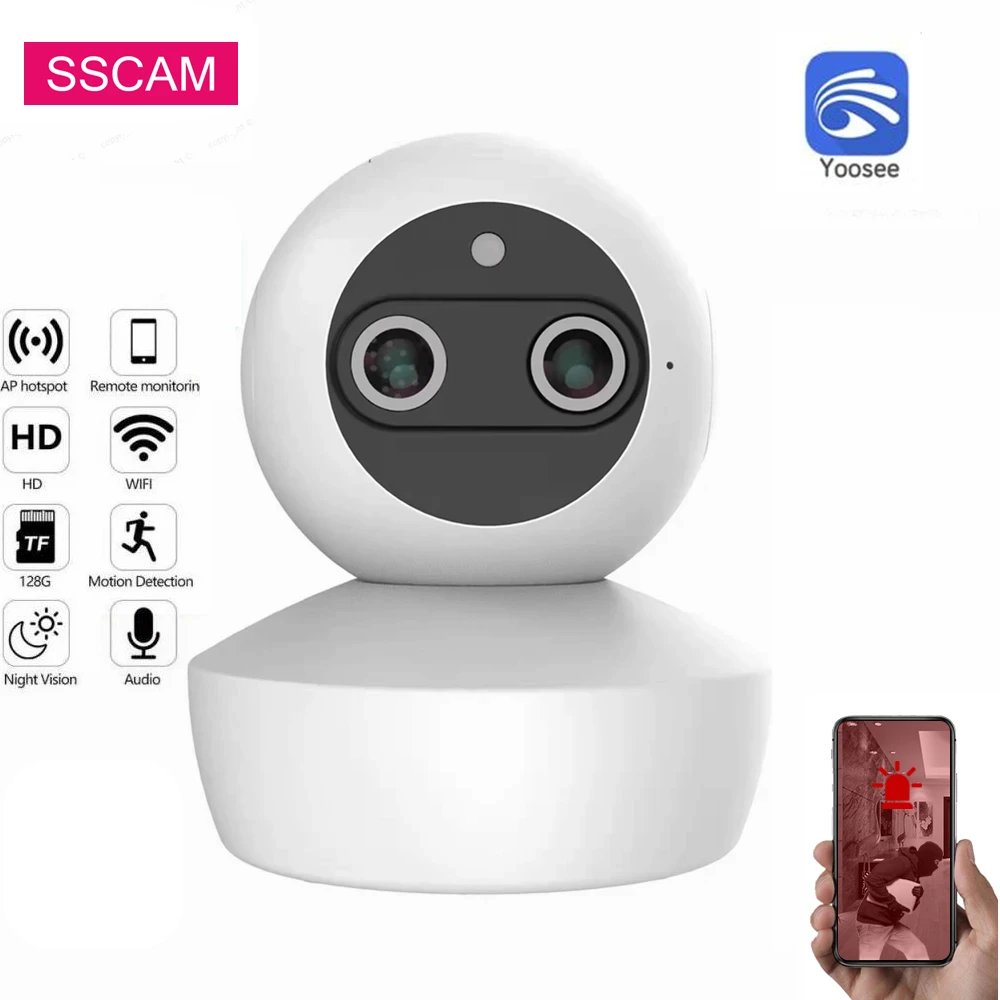 

2MP YOOSEE WIFI Surveillance IP Camera 1080P Wireless Smart Home Two Way Audio CCTV Indoor Camera Security Protection